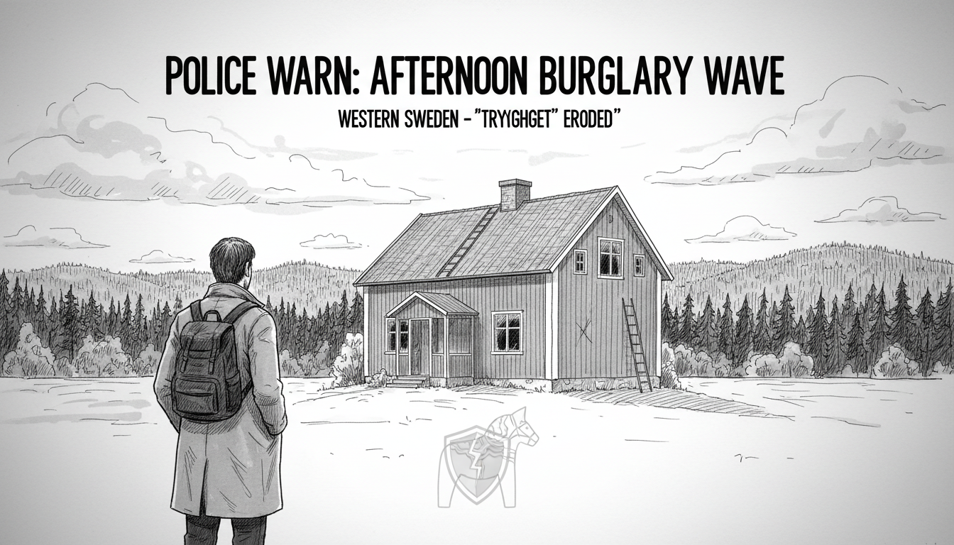 Police Warn of Afternoon Burglary Wave in Western Sweden