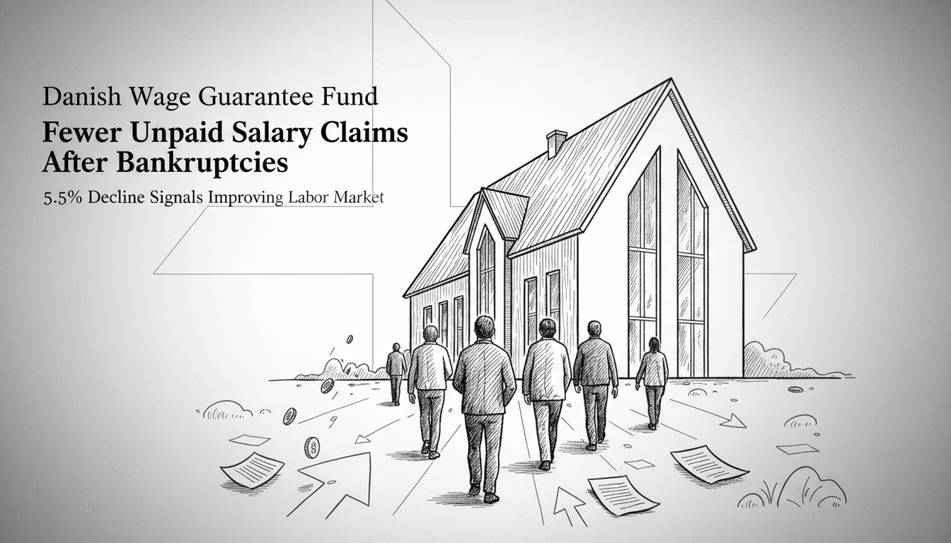 Danish Wage Guarantee Fund Reports Fewer Unpaid Salary Claims After Bankruptcies