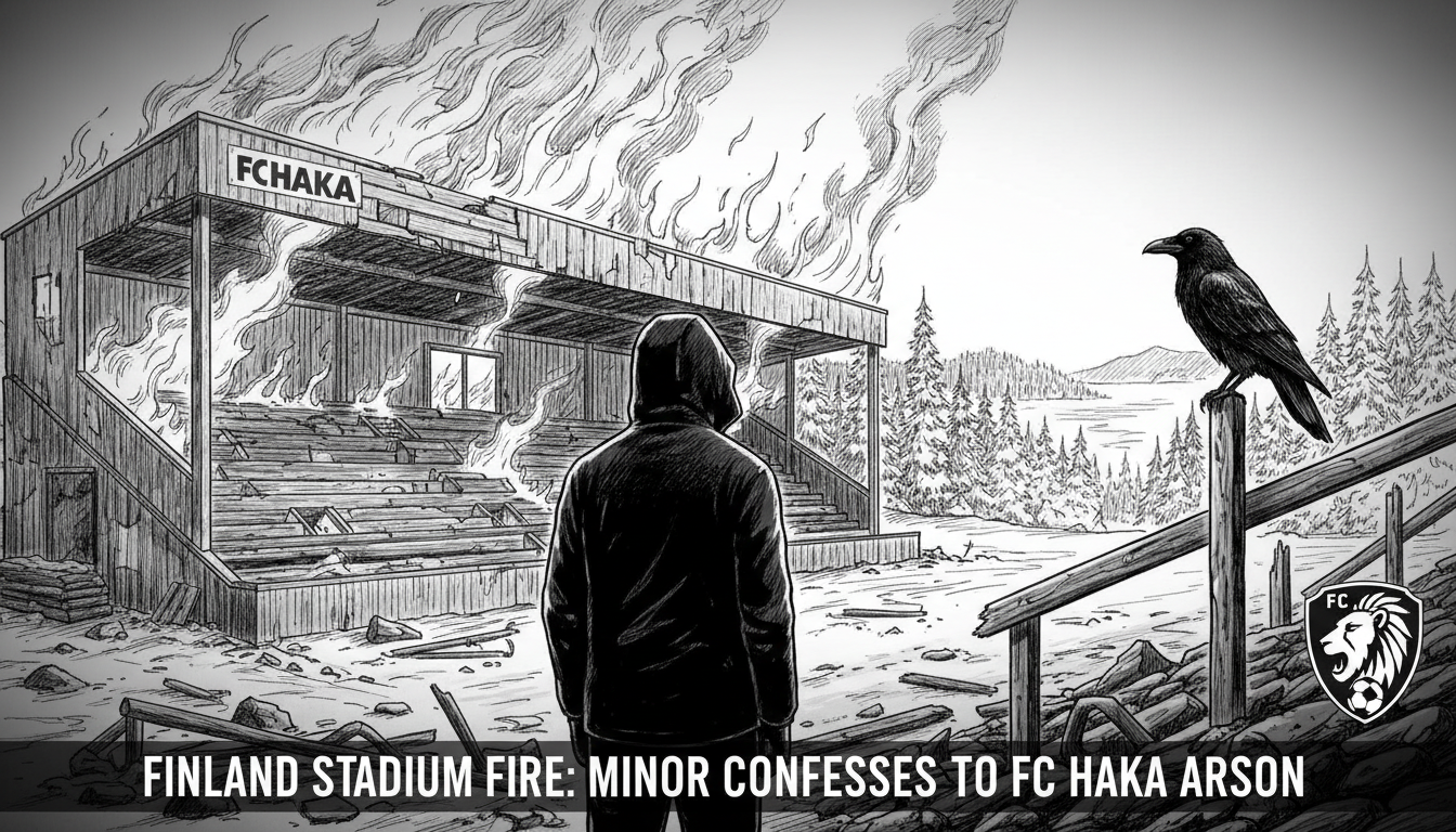 Finland Stadium Fire: Minor Confesses to FC Haka Arson