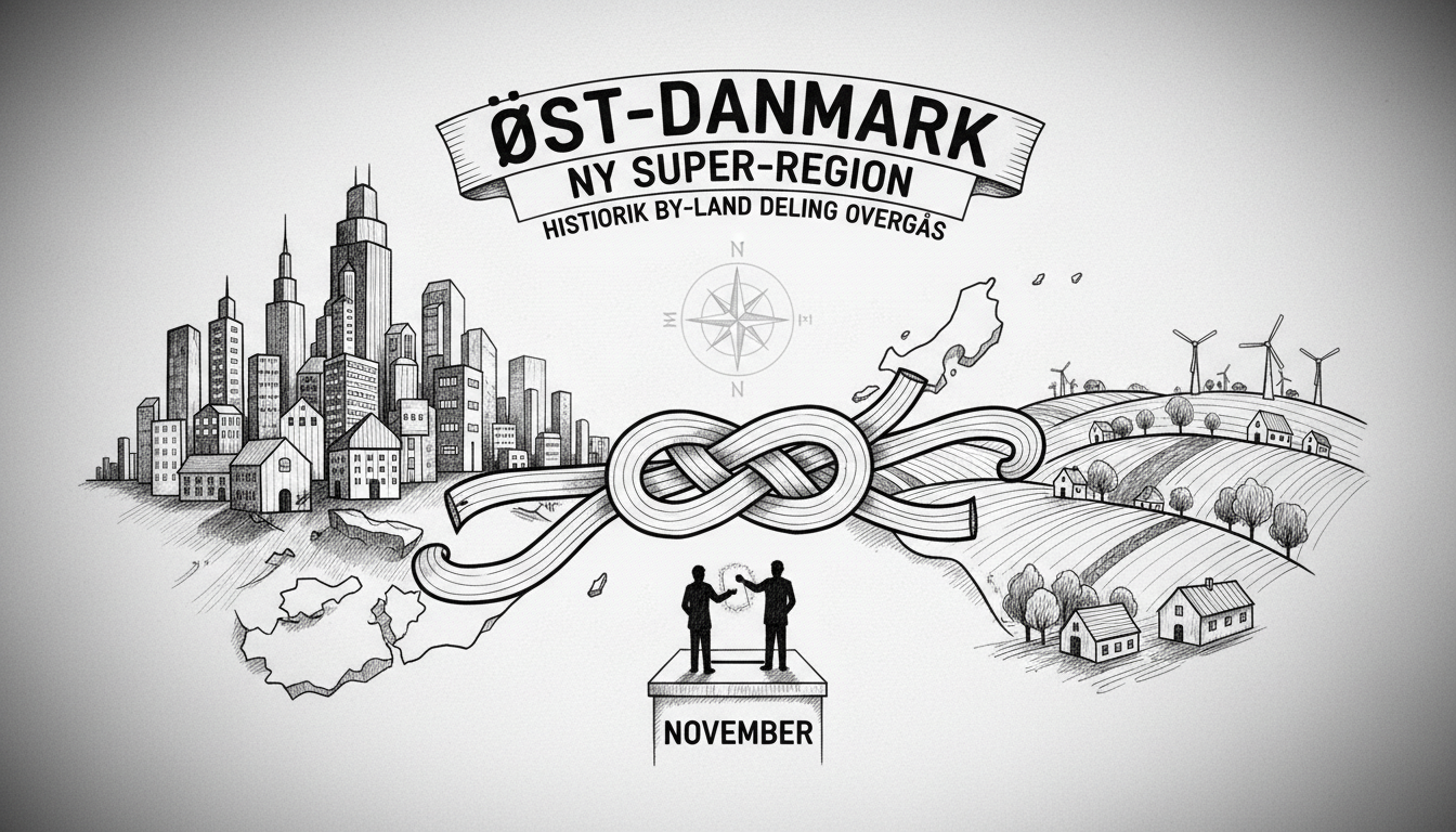 Eastern Denmark Forms New Super-Region Amid Historic Urban-Rural Divide