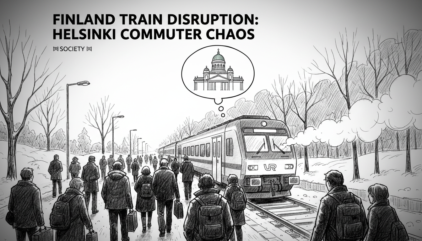 Finland Train Disruption: Helsinki Commuter Chaos