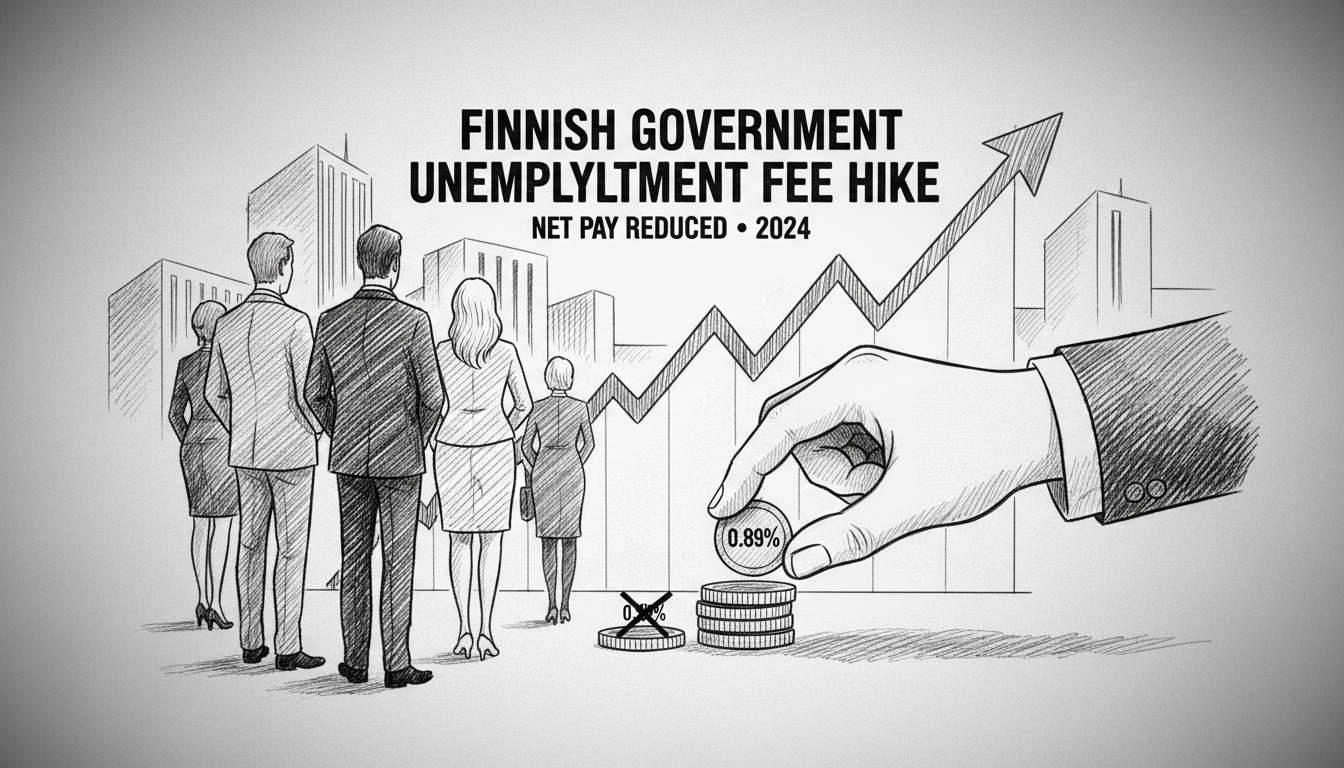 Finnish Government Approves Controversial Unemployment Insurance Fee Hike