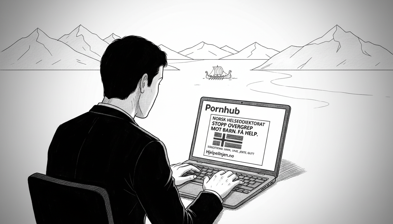 Norwegian Health Directorate Advertises on Pornhub to Prevent Abuse