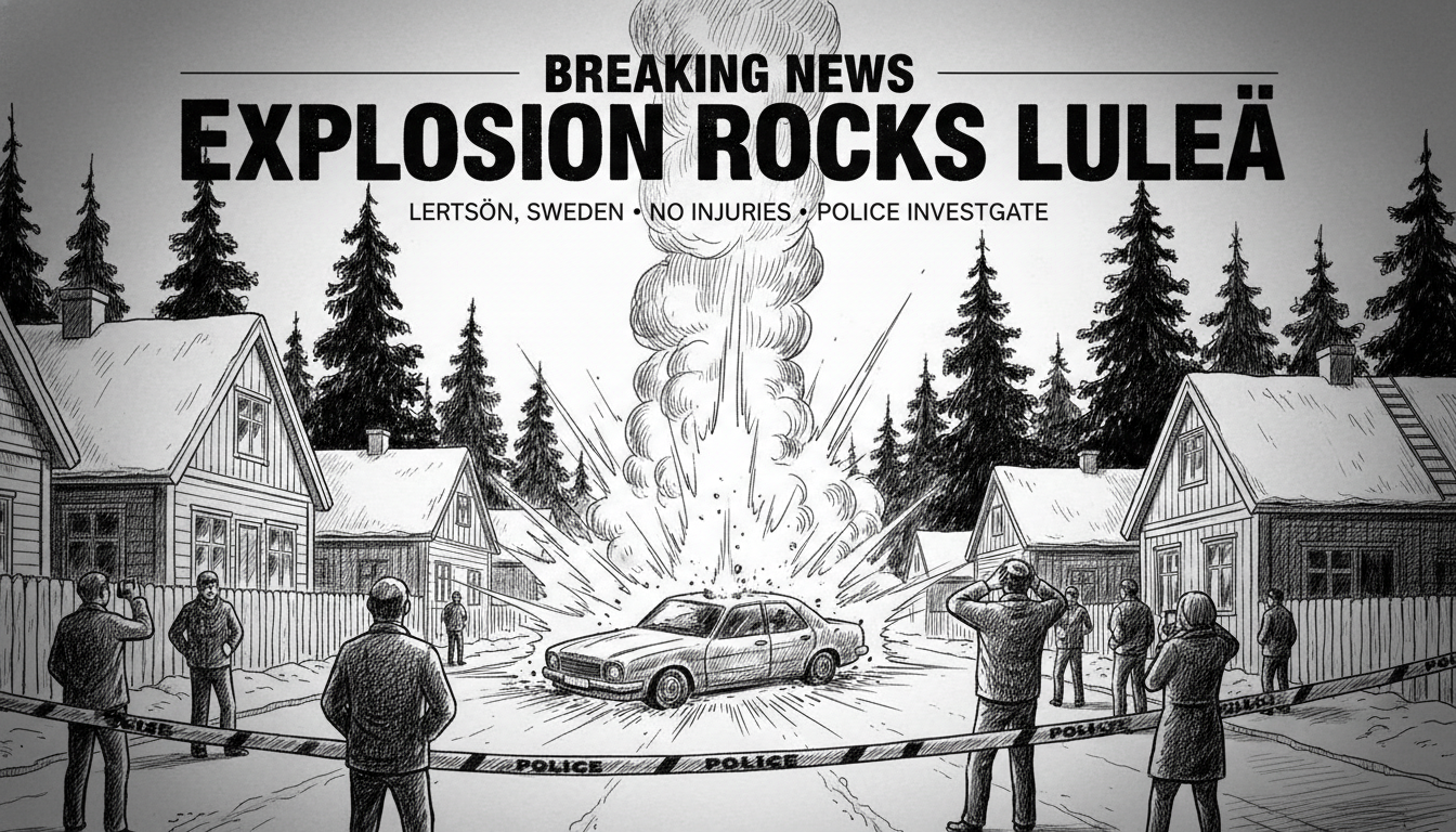 Explosion Rocks Luleå Neighborhood in Northern Sweden
