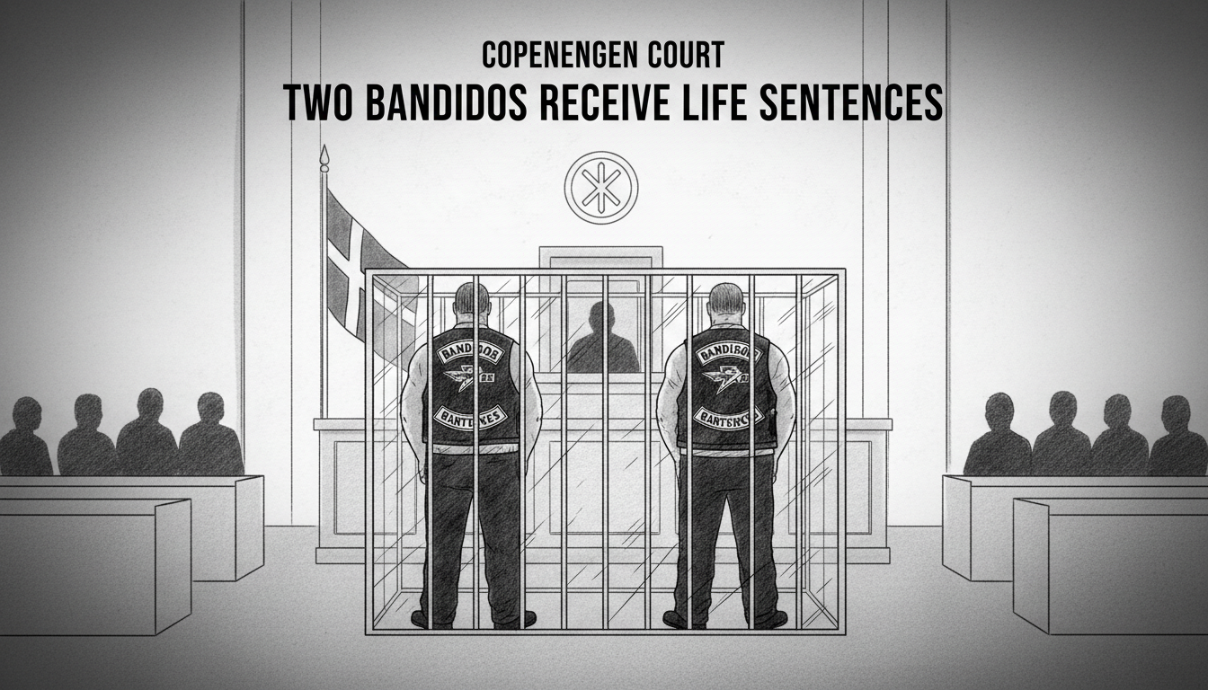 Two Bandidos Members Receive Life Sentences in Copenhagen Court