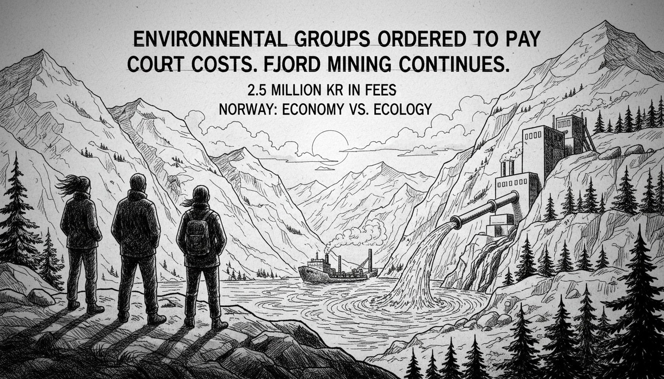 Environmental Groups Ordered to Pay Court Costs in Fjord Mining Case