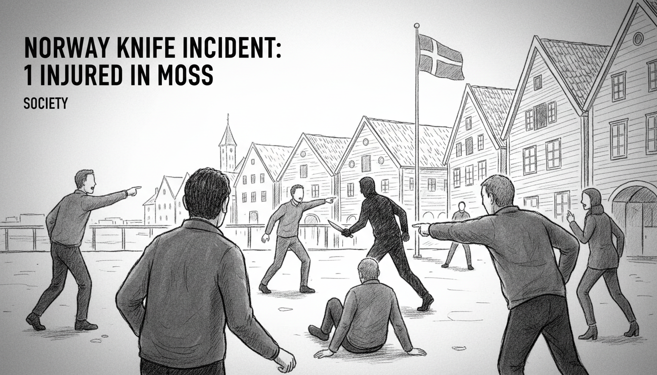Norway Knife Incident: 1 Injured in Moss
