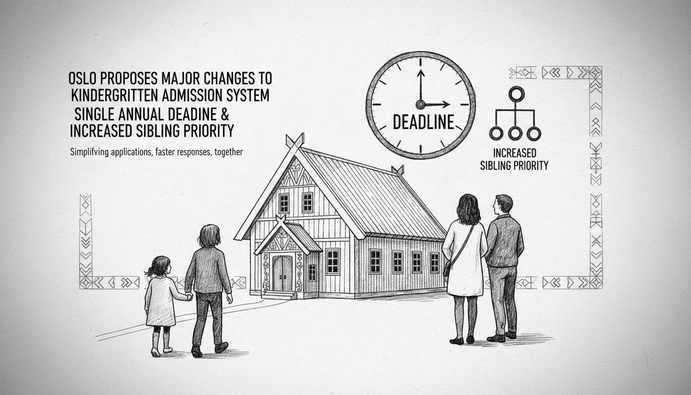 Oslo Proposes Major Changes to Kindergarten Admission System