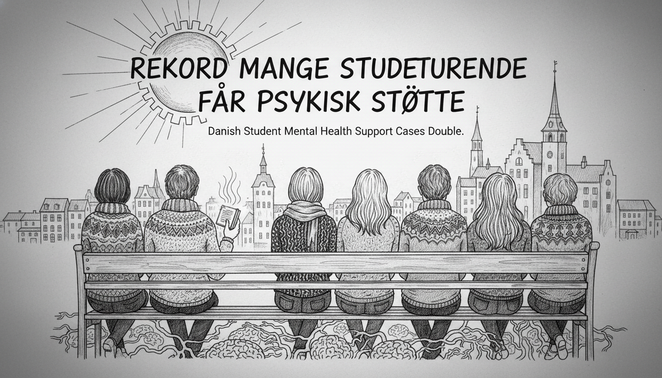 Record Number of Danish Students Receive Mental Health Support Allowance