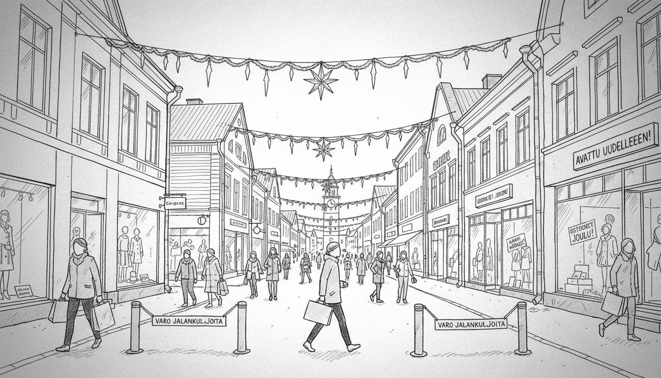 Hyvinkää City Center Reopens After Months of Traffic Disruption