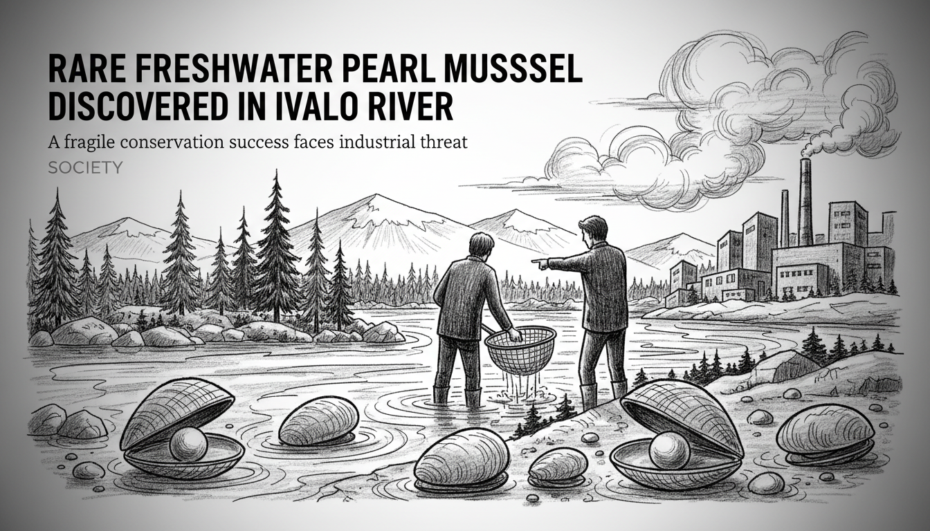 Rare Freshwater Pearl Mussel Population Discovered in Ivalo River