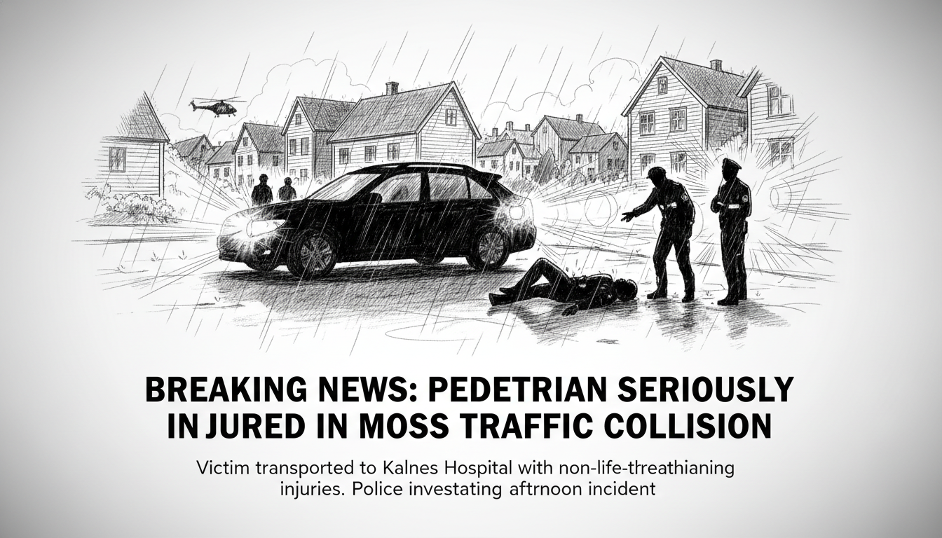 Pedestrian Seriously Injured in Moss Traffic Collision