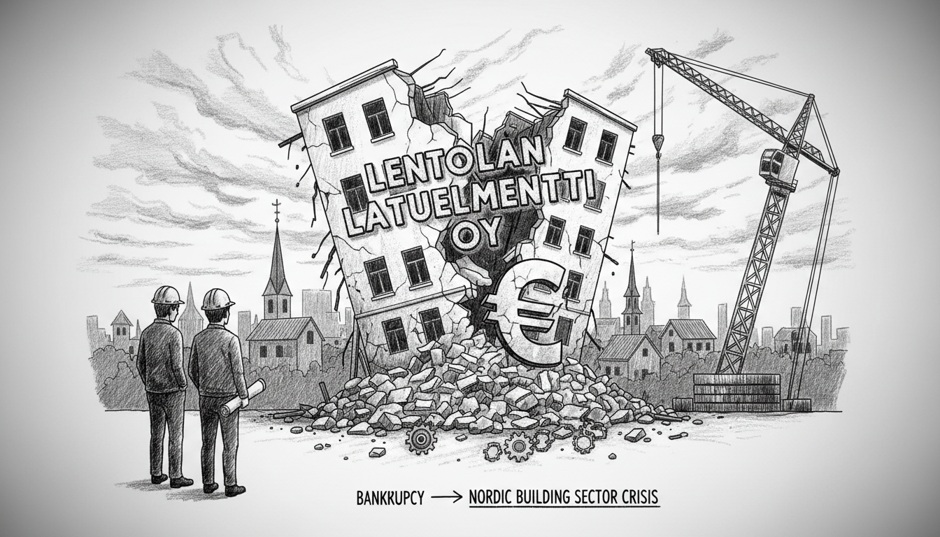 Major Finnish Construction Firm Lentolan Laatuelementti Declares Bankruptcy