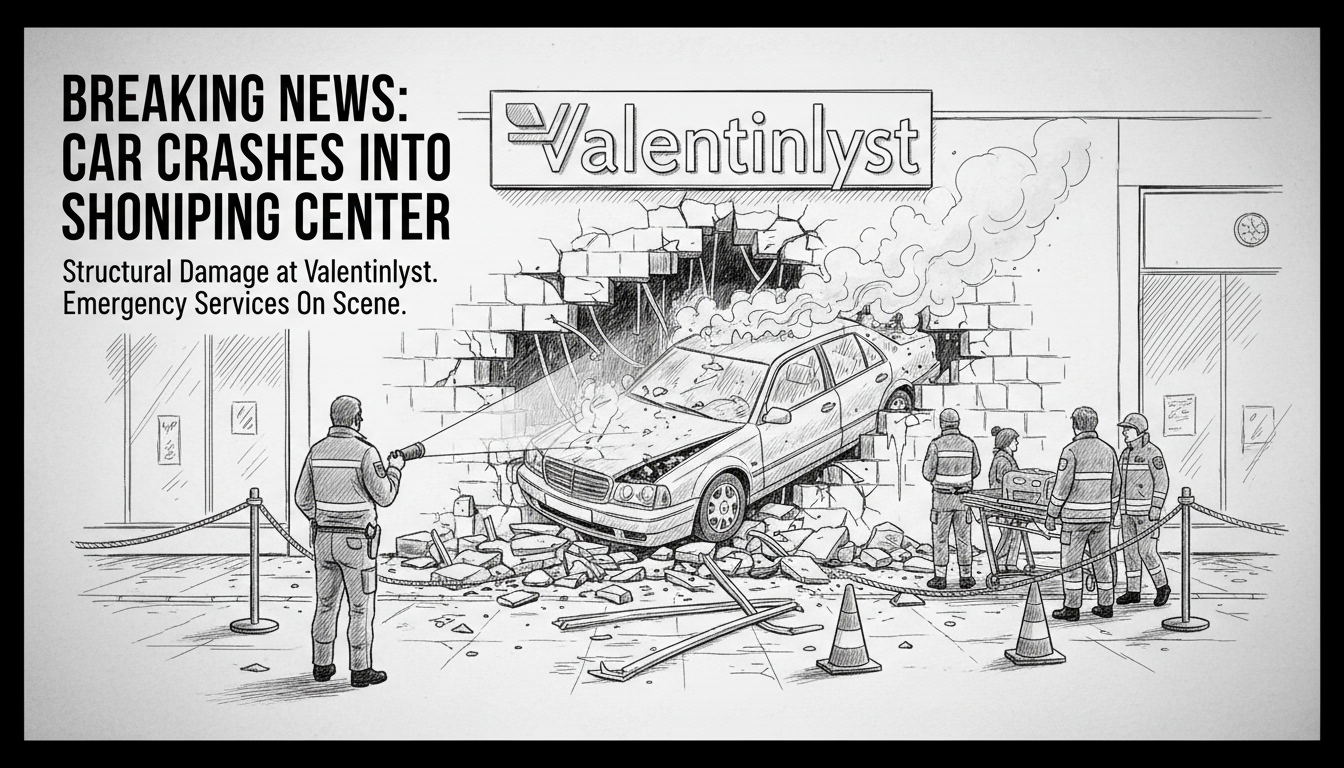 Car Crashes Into Trondheim Shopping Center