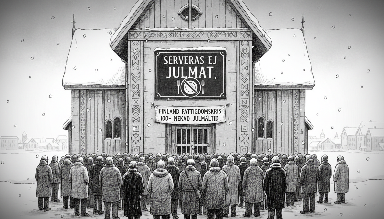 Finland Poverty Crisis: 100+ Denied Christmas Meal