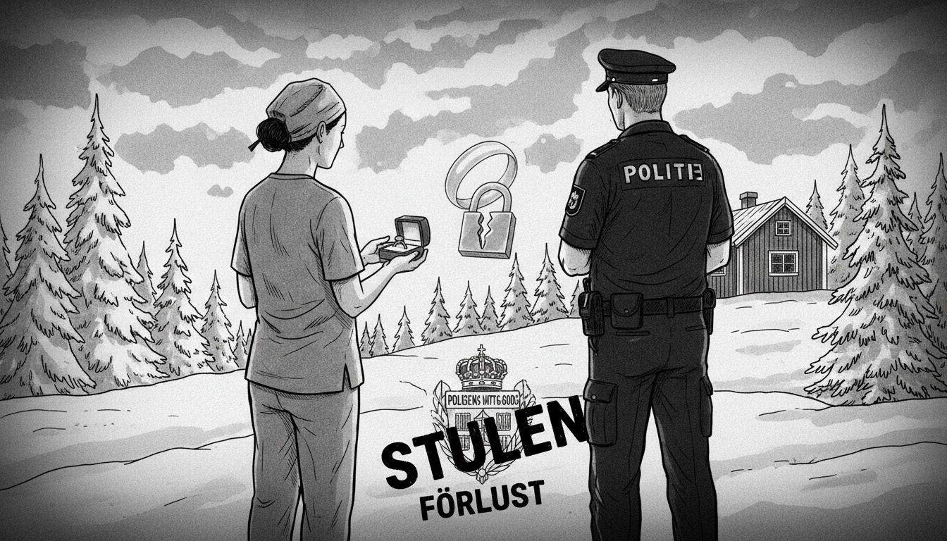 Swedish Healthcare Worker's Wedding Ring Stolen from Police Lost Property