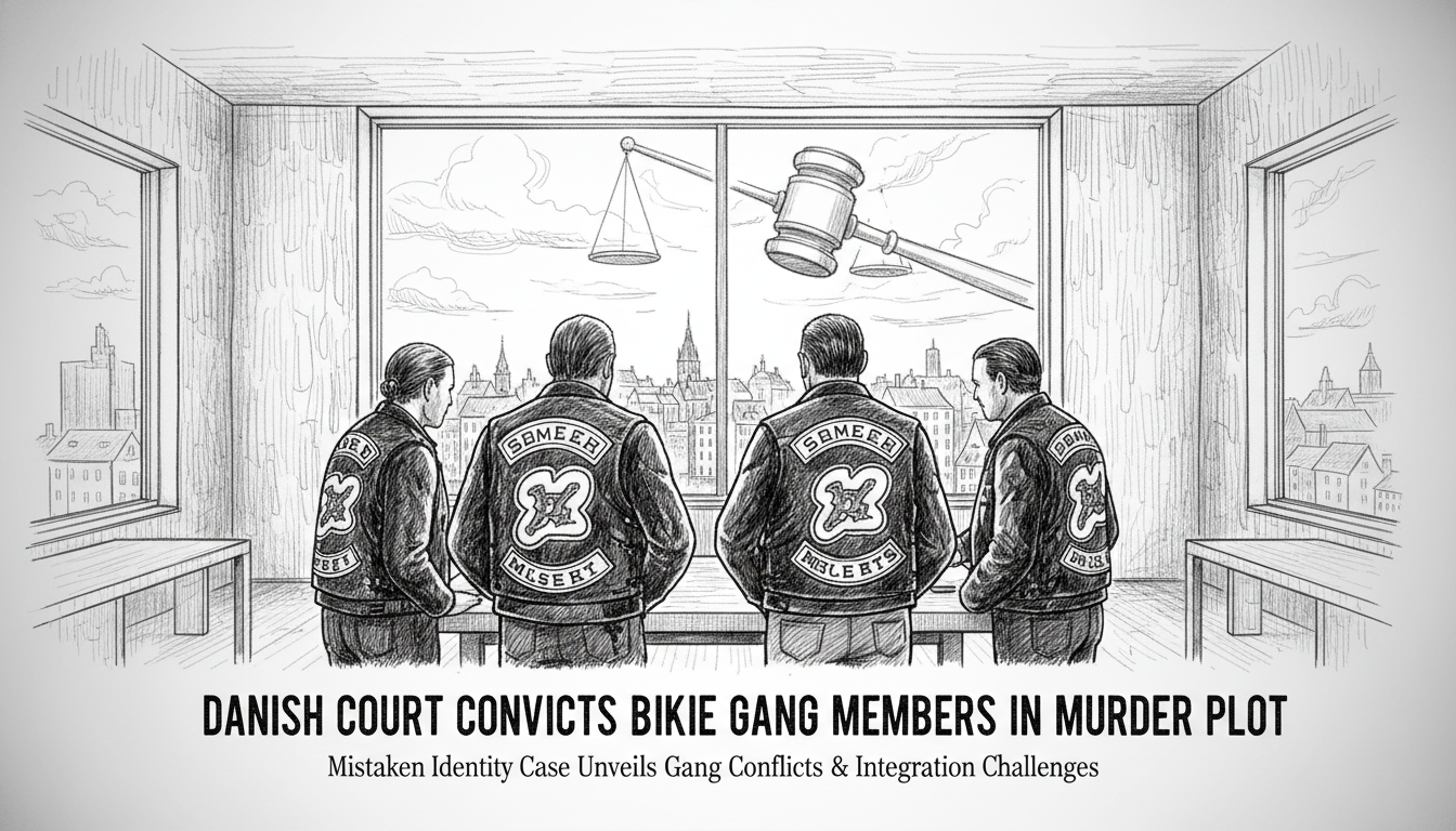 Danish Court Convicts Bikie Gang Members in Murder Plot Case