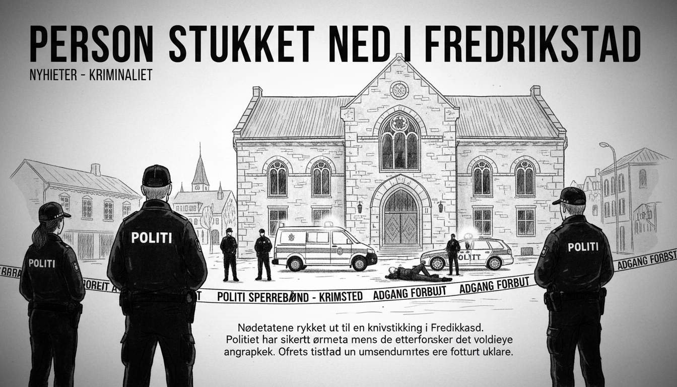 Person Stabbed in Fredrikstad Incident