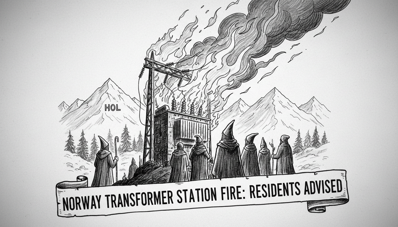 Norway Transformer Station Fire: Hol Residents Advised