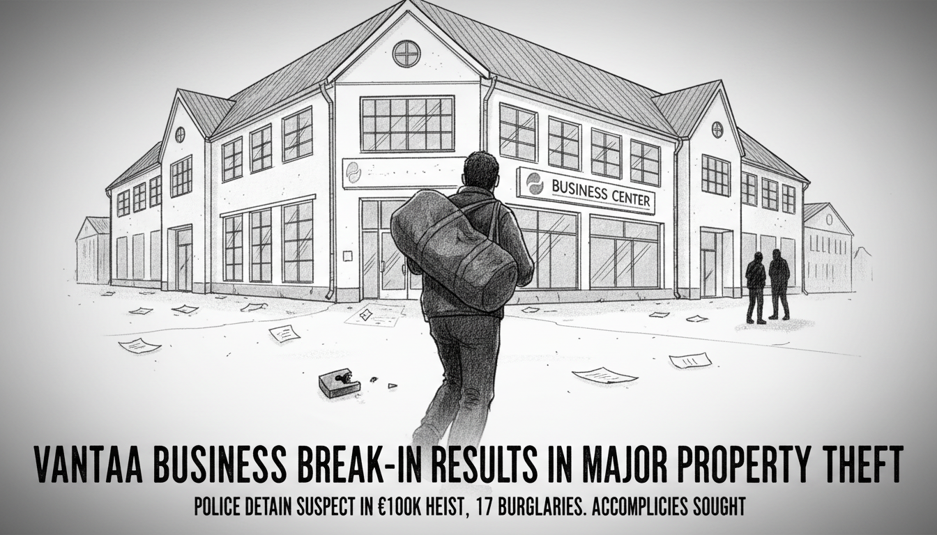Vantaa Business Break-In Results in Major Property Theft