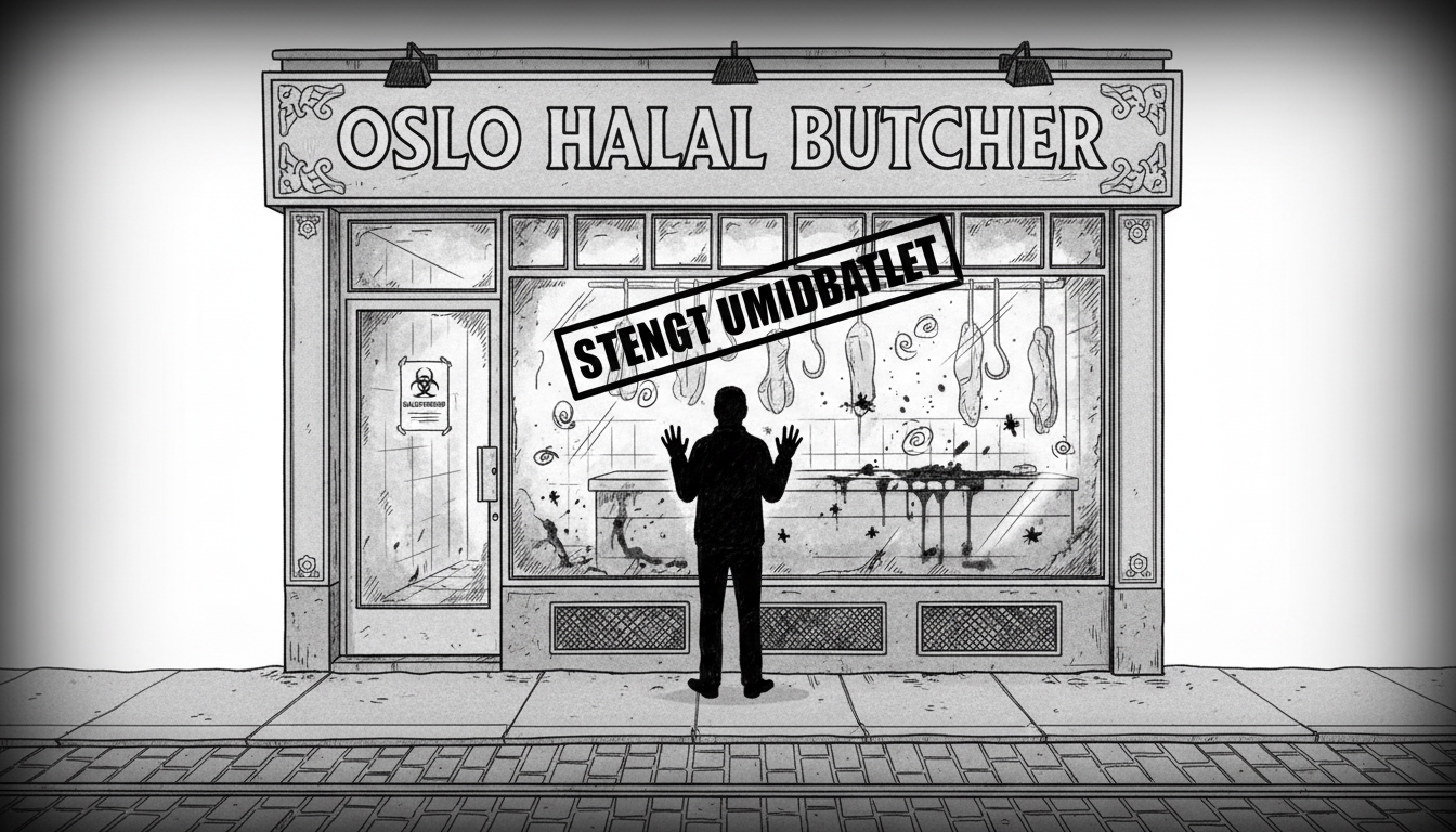 Oslo Halal Butcher Closed Immediately Over Hygiene Violations