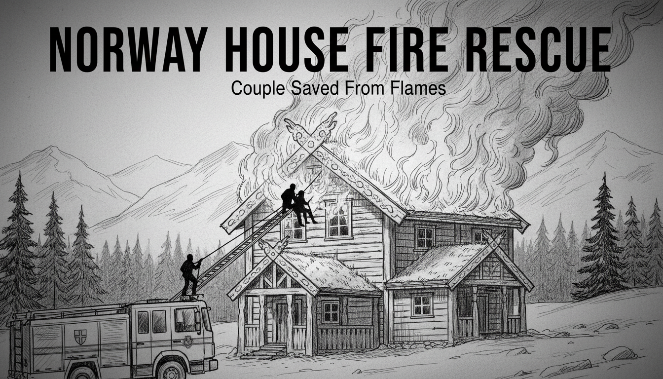 Norway House Fire Rescue: Couple Saved From Flames