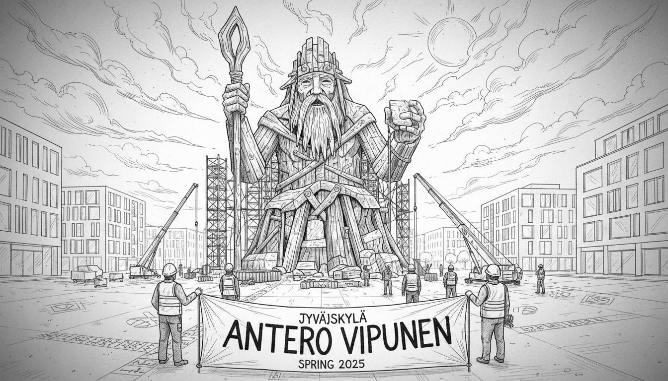 Mythical Giant Sculpture Coming to Jyväskylä City Square