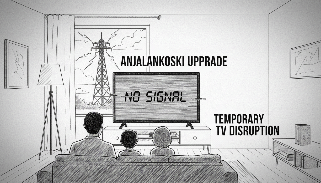 Finnish TV Channels Face Temporary Disruption During Anjalankoski Station Upgrades