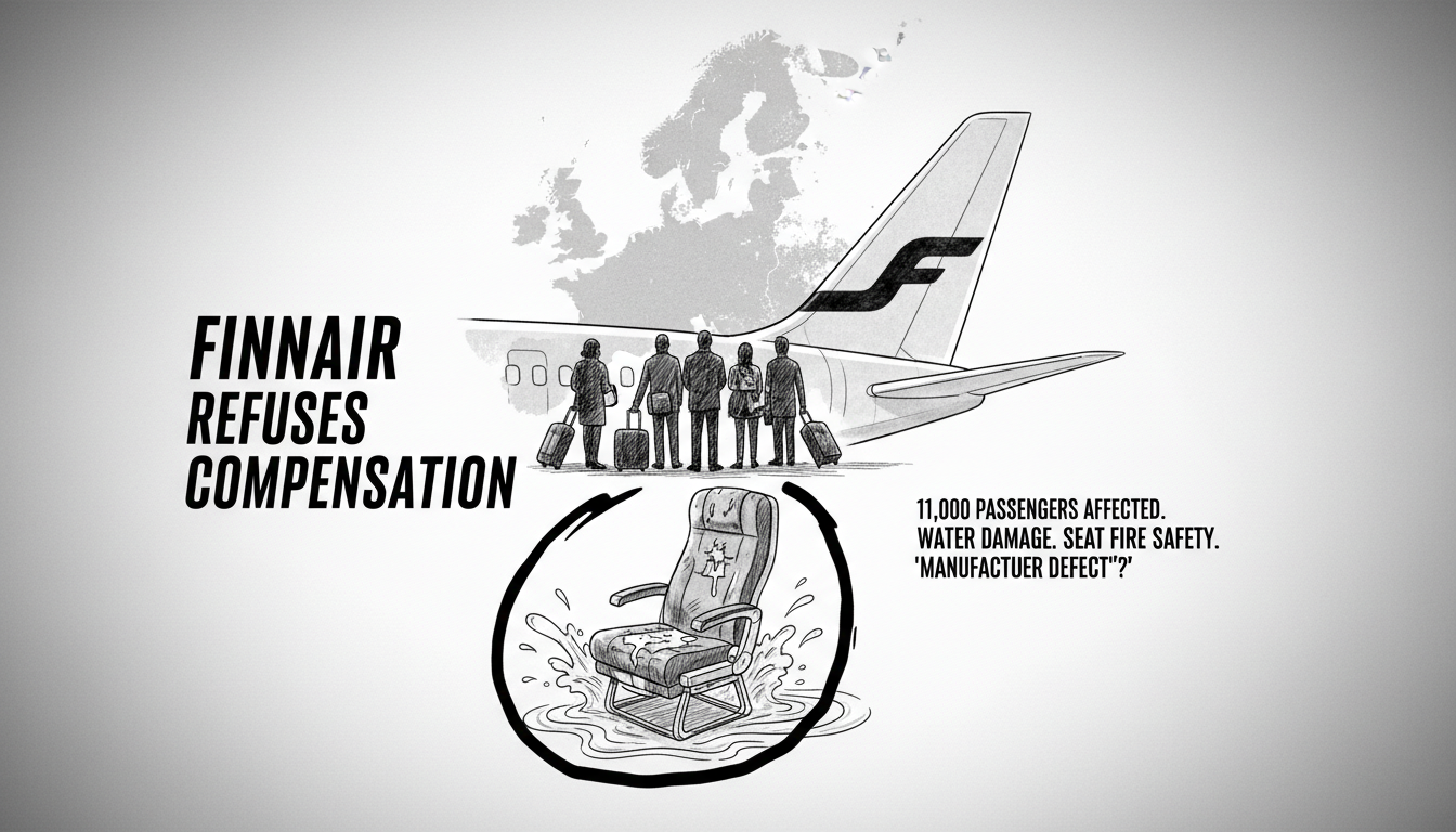 Finnair Refuses Compensation for Cleaned Seats Flight Cancellations