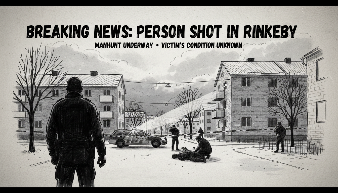 Person Shot in Stockholm's Rinkeby District