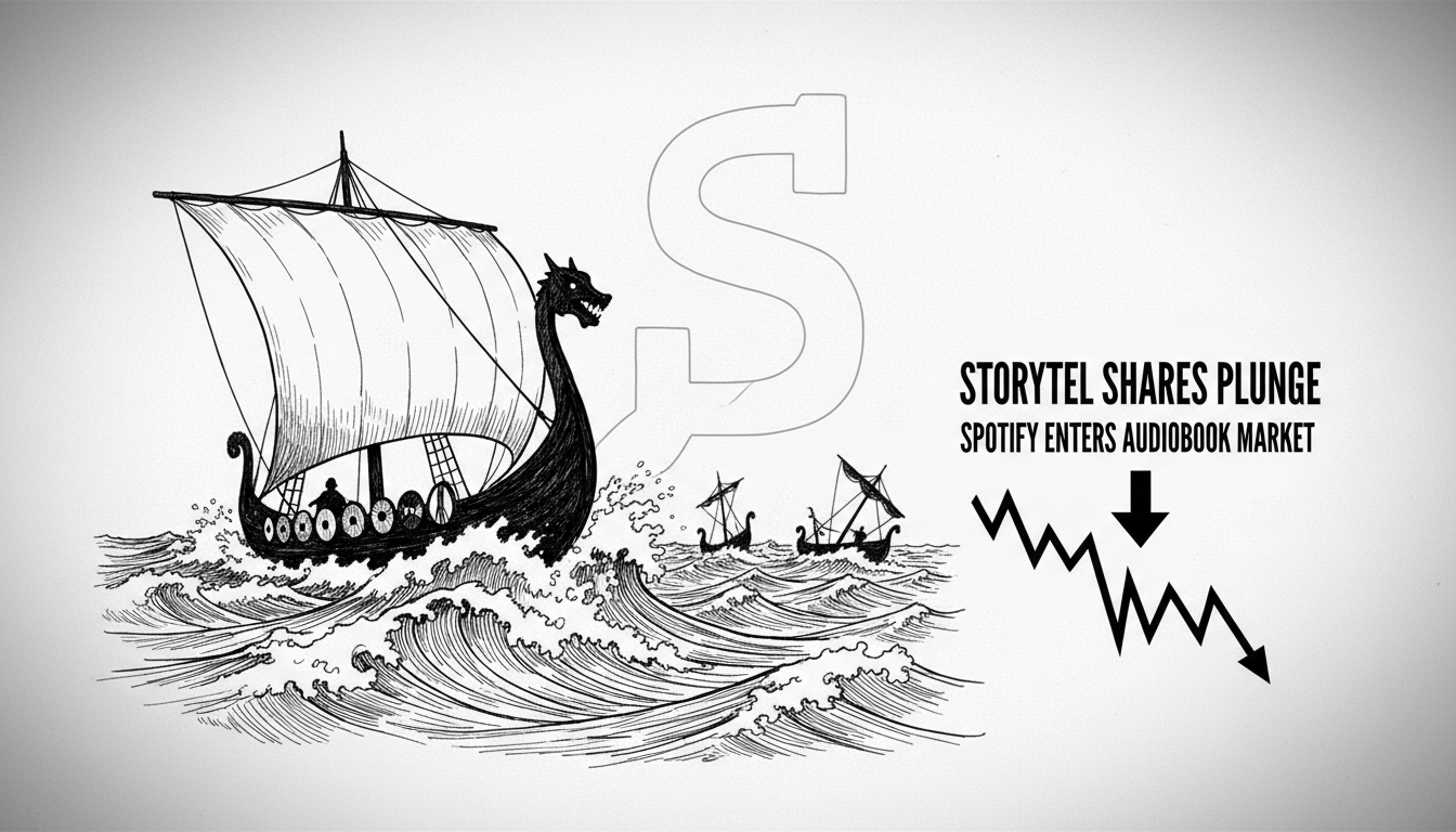 Storytel Shares Plunge After Spotify Enters Audiobook Market