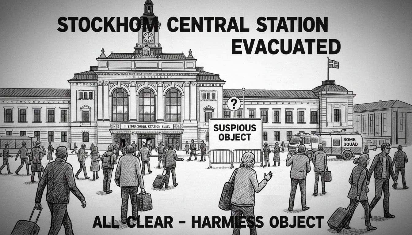 Stockholm Central Station Evacuated Over Suspicious Object