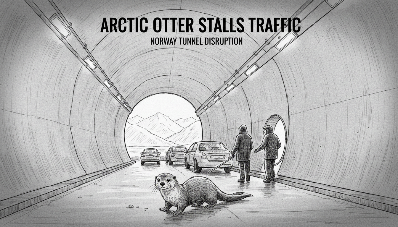 Arctic Otter Disrupts Traffic in Norwegian Coastal Tunnel