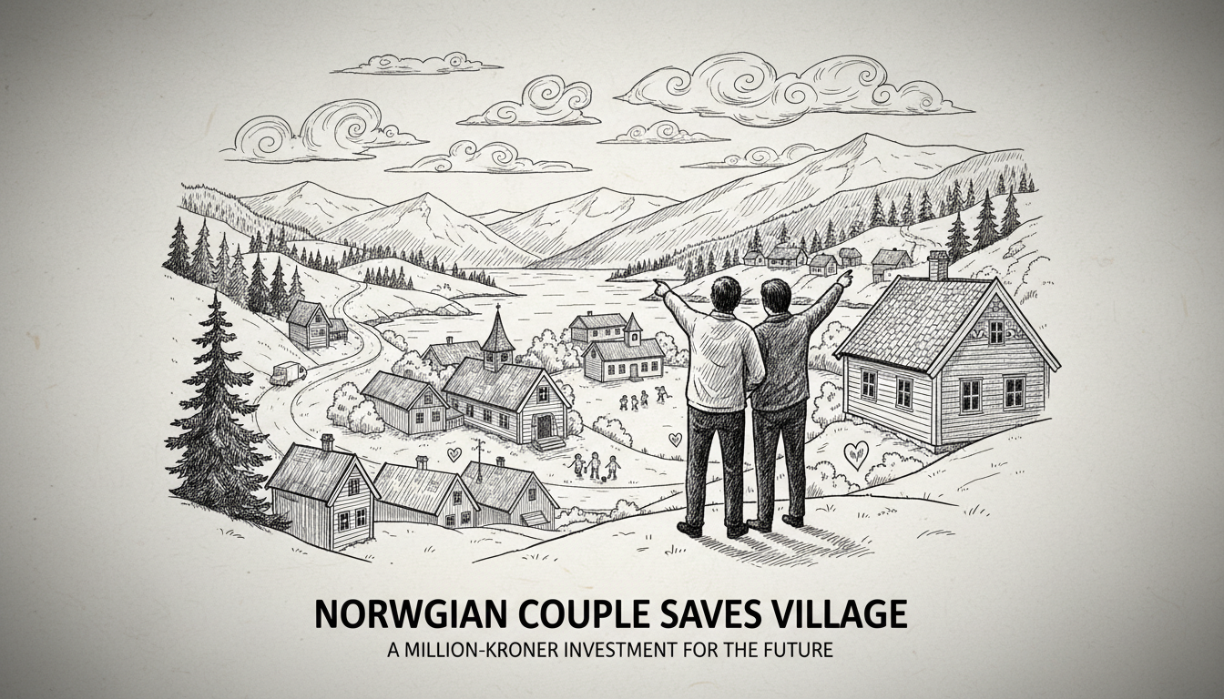 Norwegian Couple Buys Houses to Save Their Village from Depopulation