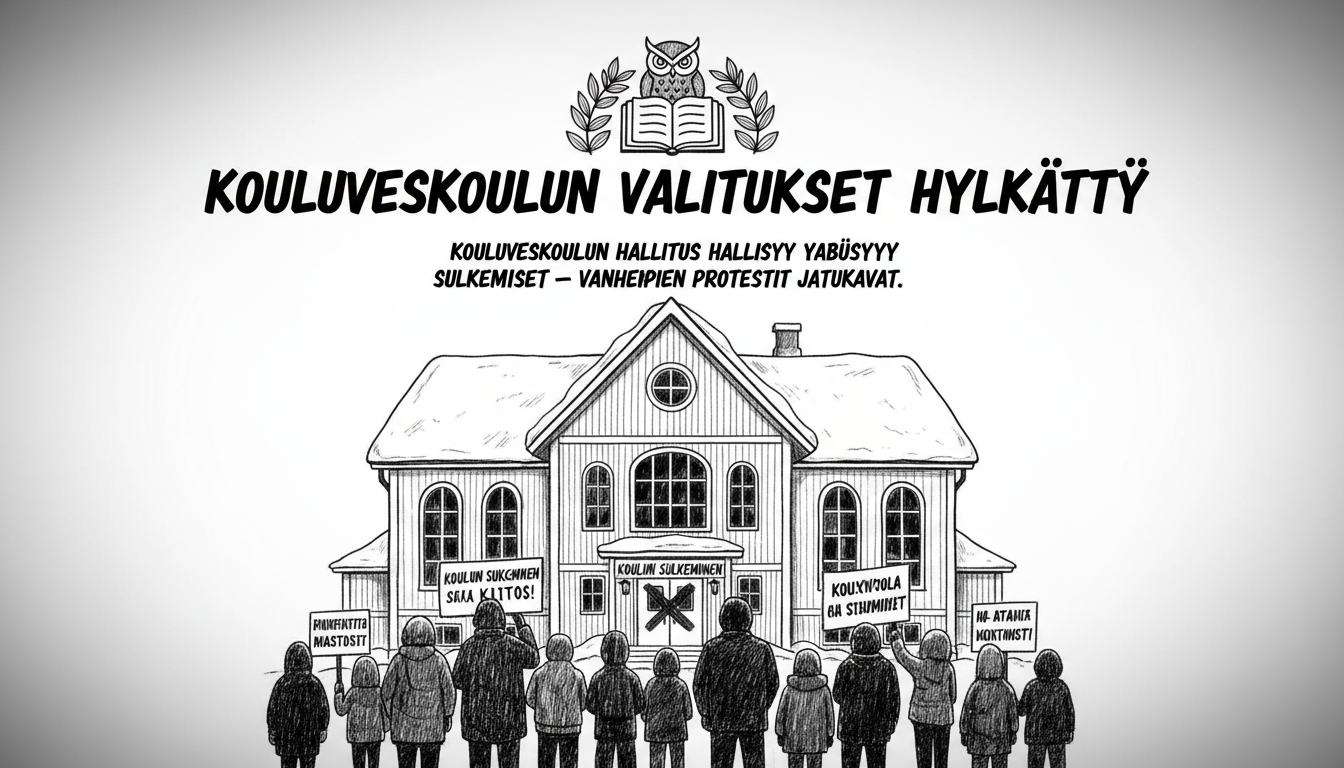 Kouvola School Closure Appeals Rejected by Education Board