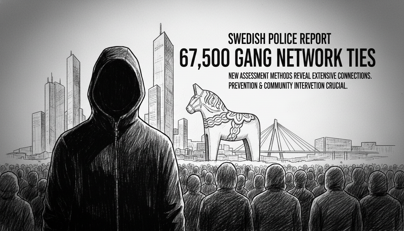 Swedish Police Report Shows 67,500 People Linked to Gang Networks