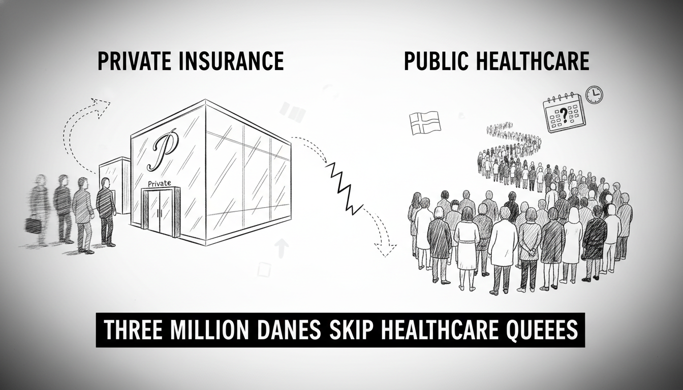 Three Million Danes Skip Healthcare Queues With Private Insurance