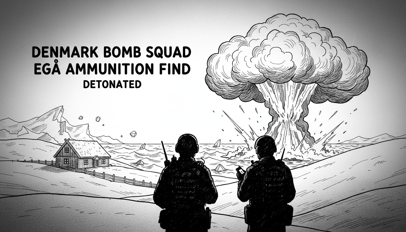 Denmark Bomb Squad Detonates 1 Egå Ammunition Find