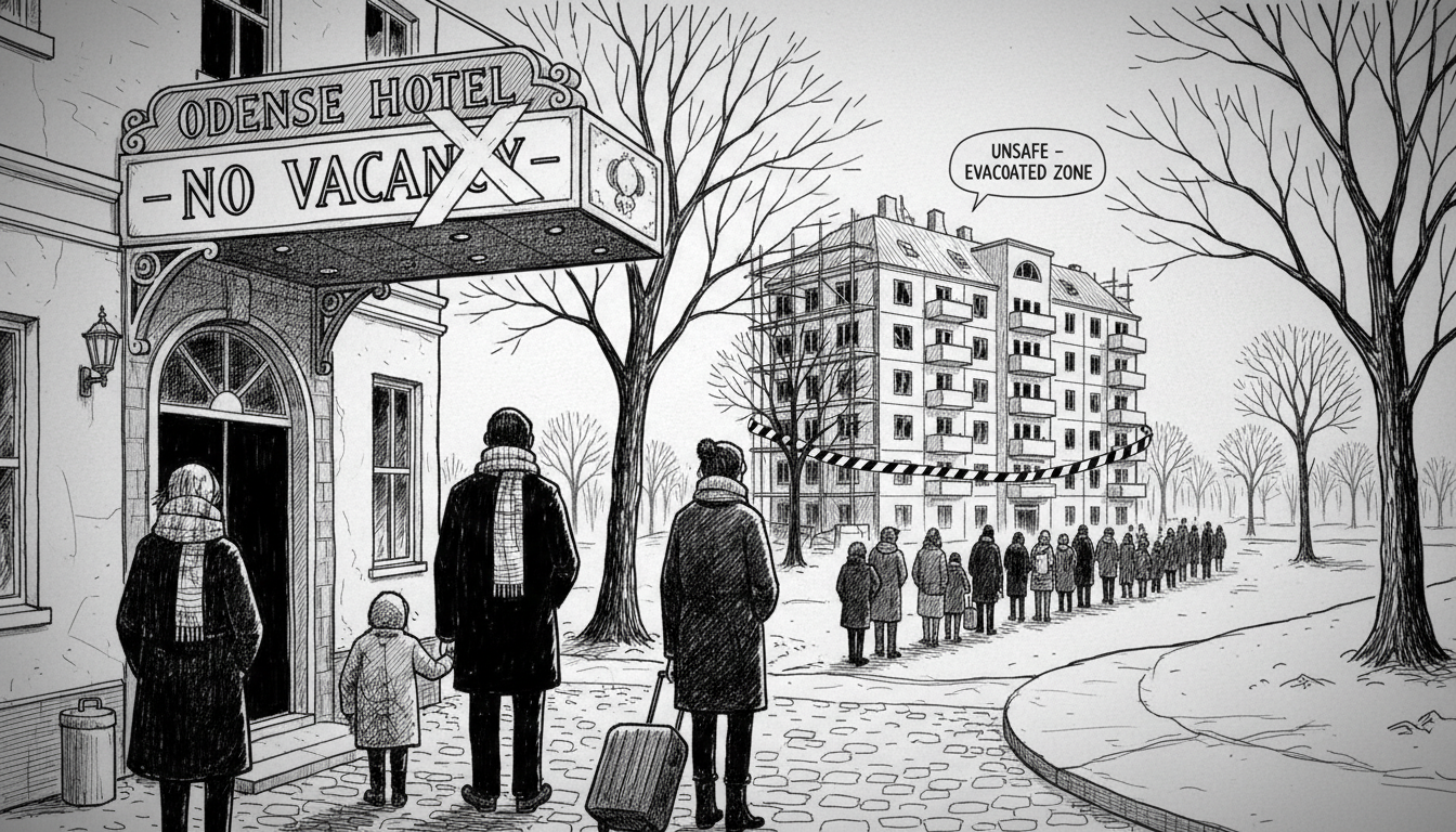 Evacuated Residents Left Without Accommodation as Hotels Fully Booked