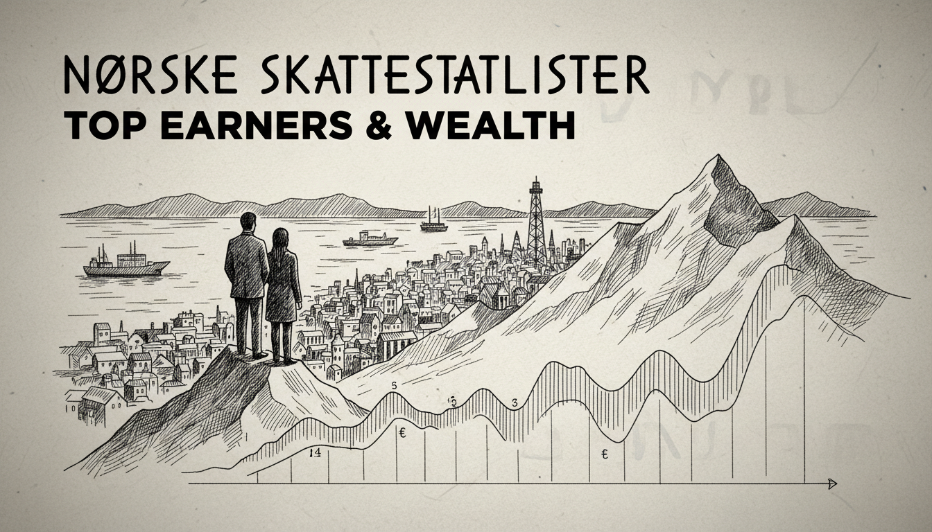 Norwegian Tax Lists Reveal Top Earners and Wealth Distribution