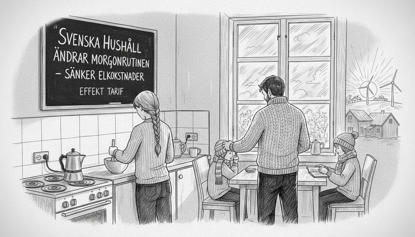 Swedish Households Change Morning Routines to Lower Electricity Bills