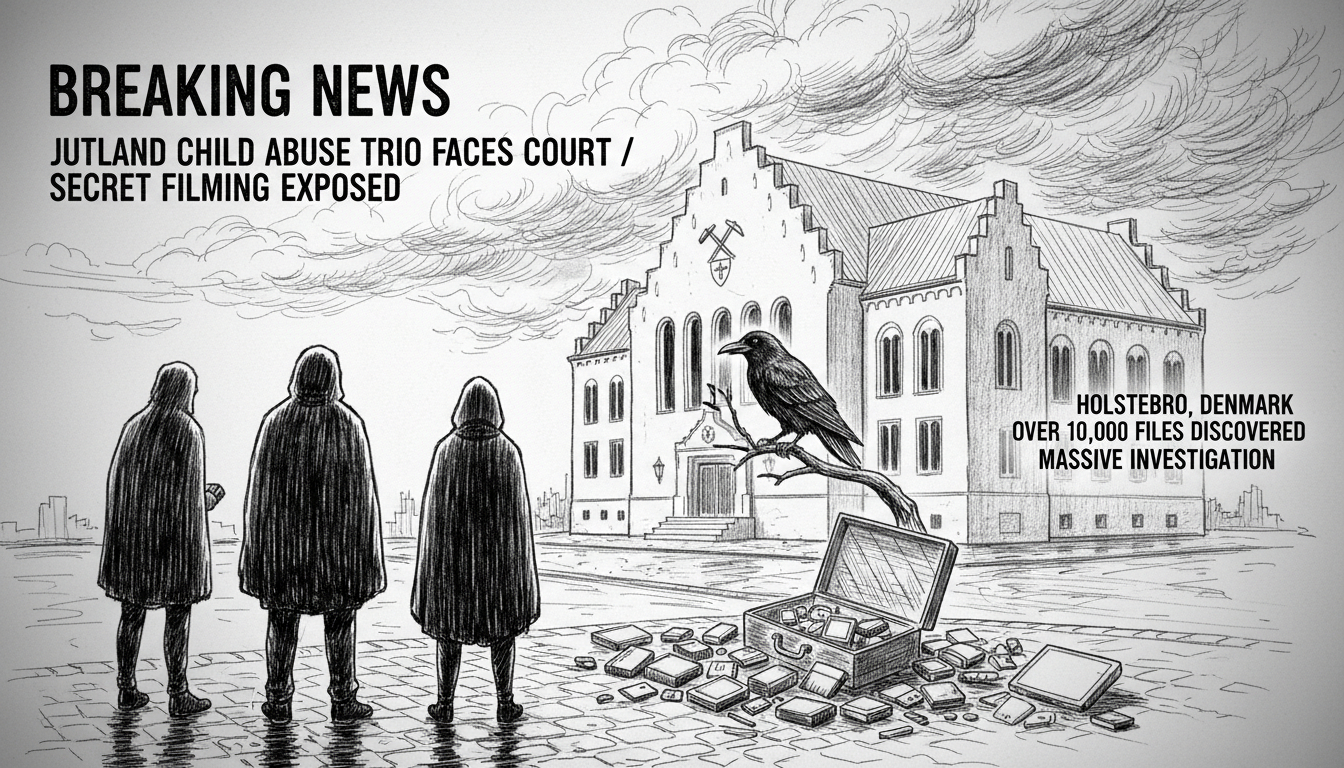 Jutland Child Abuse Trio Faces Court Over Secret Filming