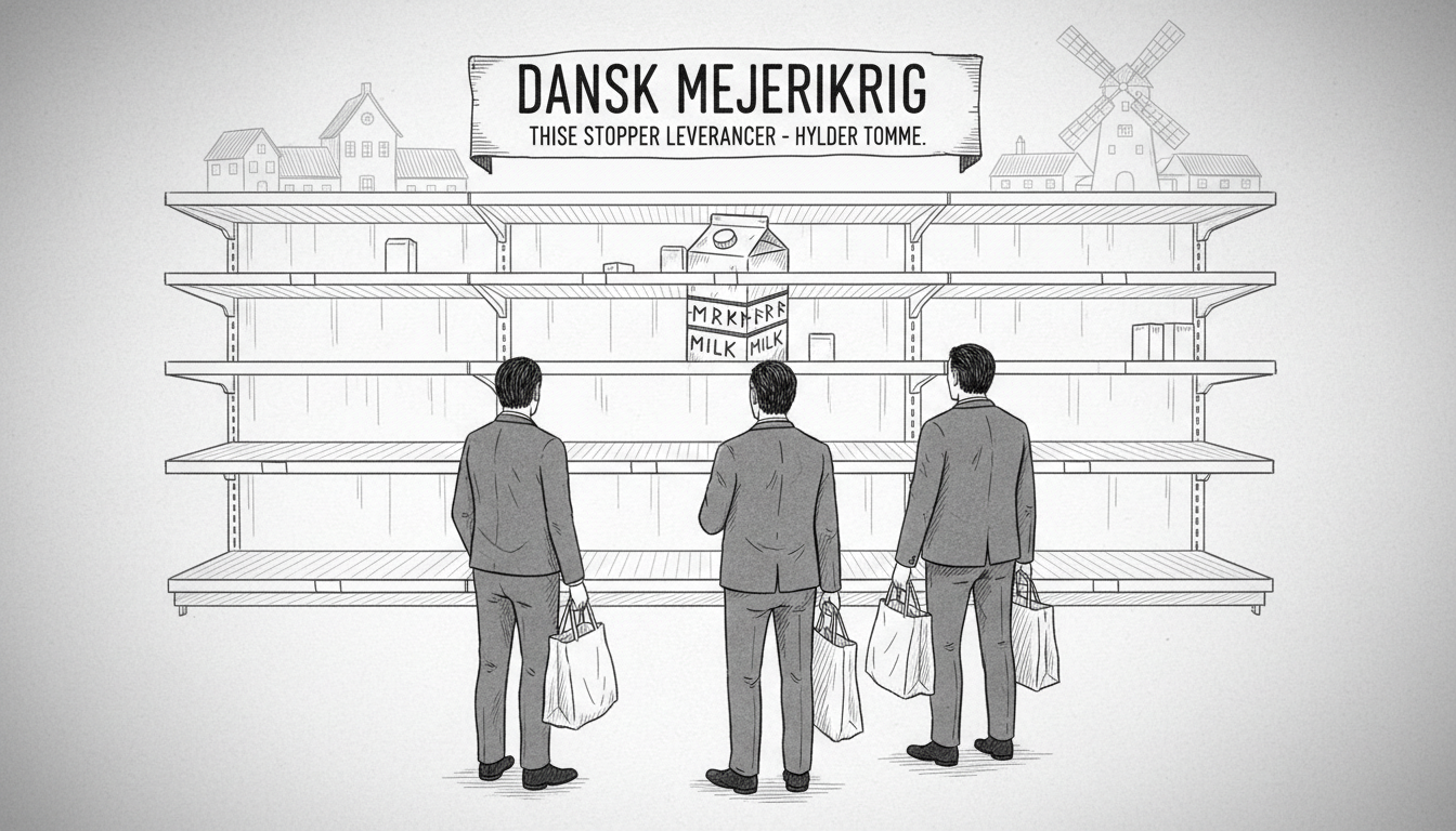 Danish Dairy War Halts Favorite Milk Products in Local Stores
