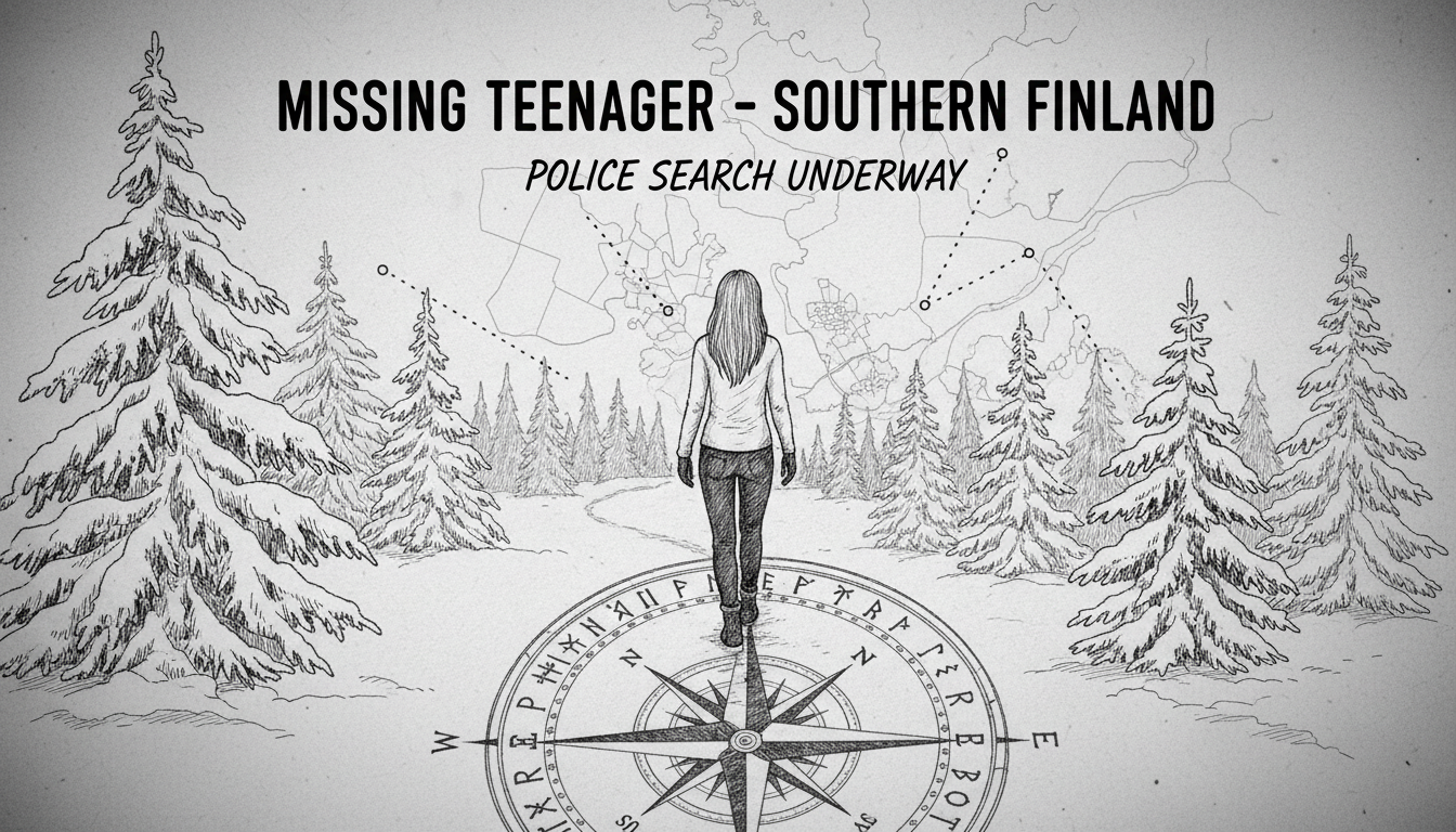 Finnish Police Search for Missing Teenager in Southern Regions