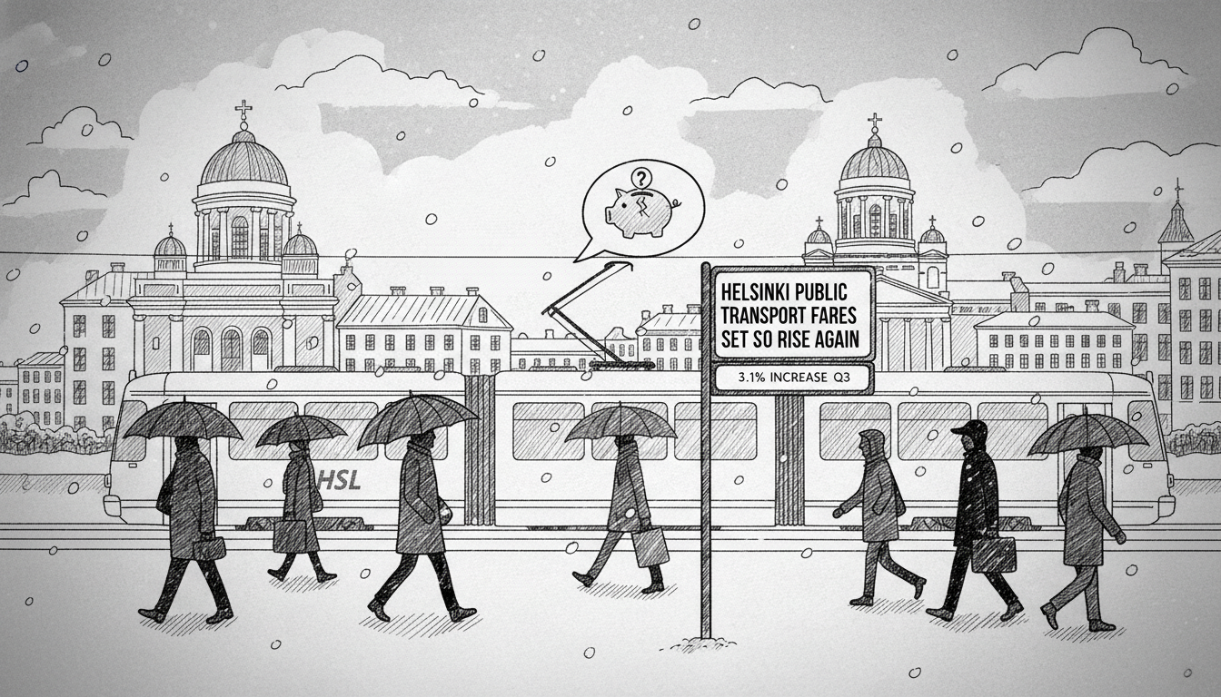 Helsinki Public Transport Fares Set to Rise Again in Third Quarter