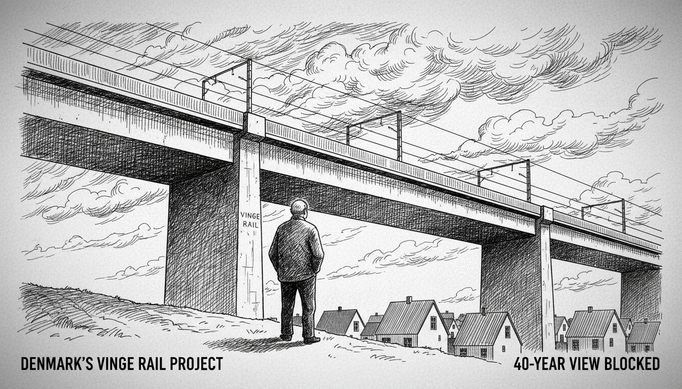 Denmark's Vinge Rail Project: 1 Homeowner's 40-Year View Blocked