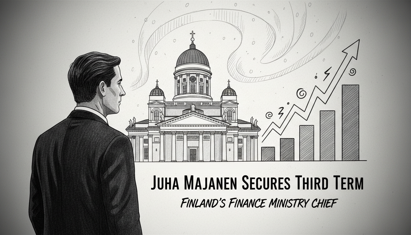Juha Majanen Secures Third Term as Finland's Finance Ministry Chief