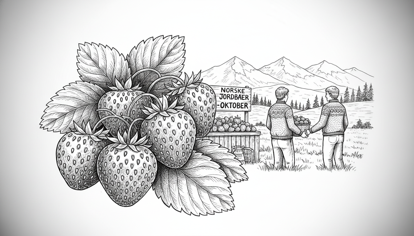 Norwegian Strawberries Available in October
