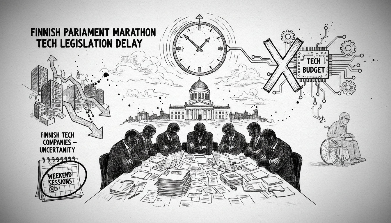 Finnish Parliament Committee Works Through Weekend on Key Tech and Social Legislation