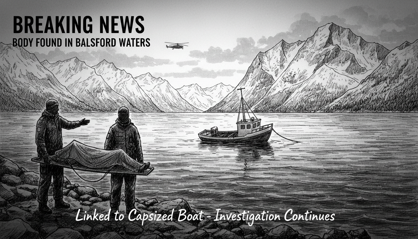 Body Found in Balsfjord Waters Linked to Capsized Boat